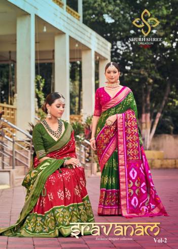 Sravanam Vol 2 By Shubh Shree Designer Festive Wear Saree Collection